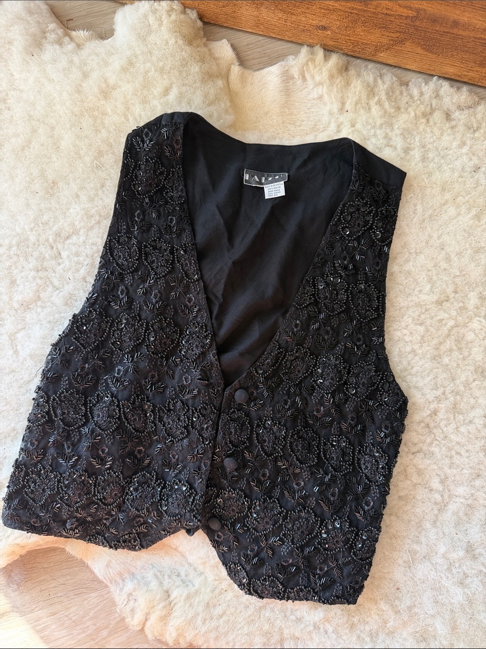 VTG beaded vest ✨